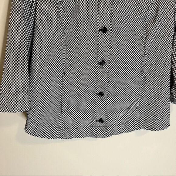 Chicos Houndstooth Stretch Jacket - Picture 8 of 14